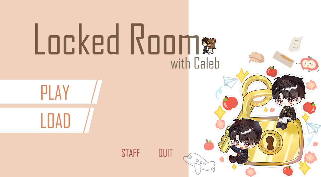 Locked Room with Caleb 主菜单